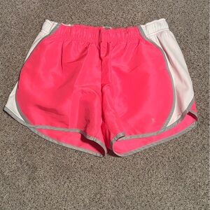 Danskin Bright Pink and White Athletic Shorts